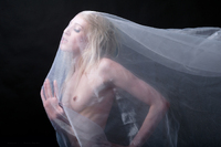 Model Liisa Savinov Mountain